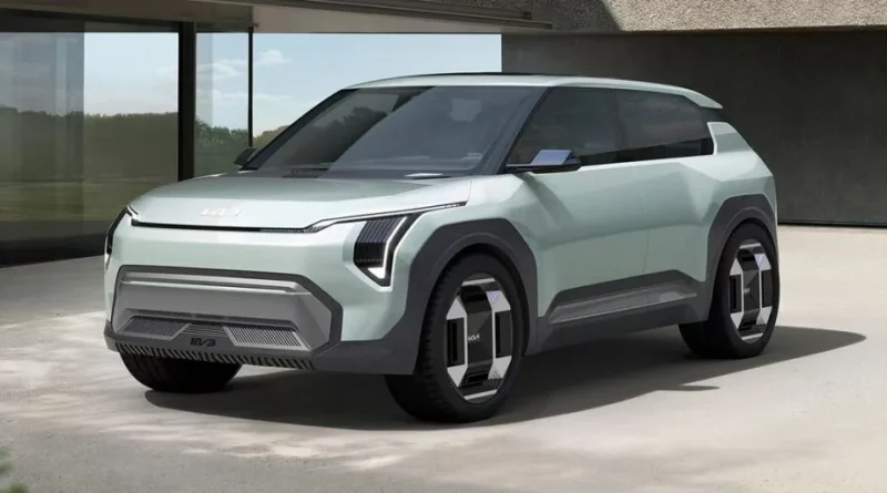 شاسی‌بلند برقی کیا EV3 GT با قیمت ۴۶۰۰۰ دلار، از نزدیک حتی بهتر به نظر می‌رسد